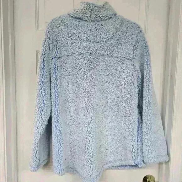 Greentea Women's Sherpa Teddy Bear Pullover Fleece Sweater,XL - Picture 2 of 3